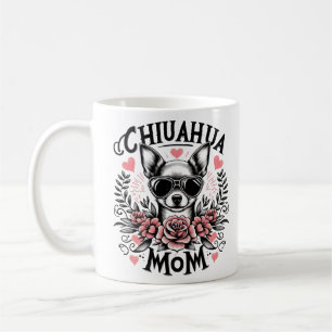Chihuahua Lover Shirt – Floral Dog Mum Tee Coffee Mug