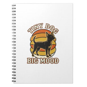 Chihuahua Lover Shirt Retro Engraved Dog Humour De Notebook