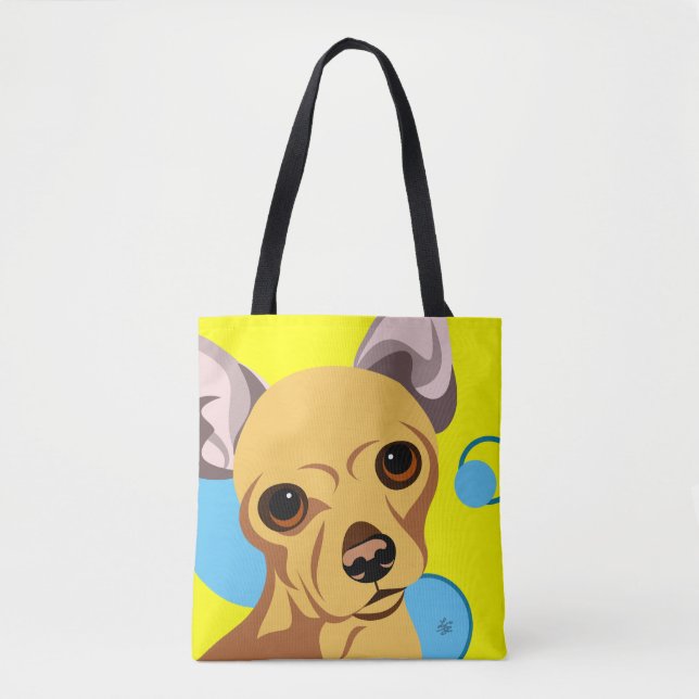 Chihuahua Lover Totebags Tote Bag (Front)