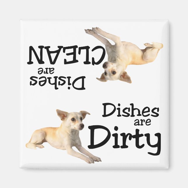 Chihuahua Lovers Dishwasher Magnet (Front)
