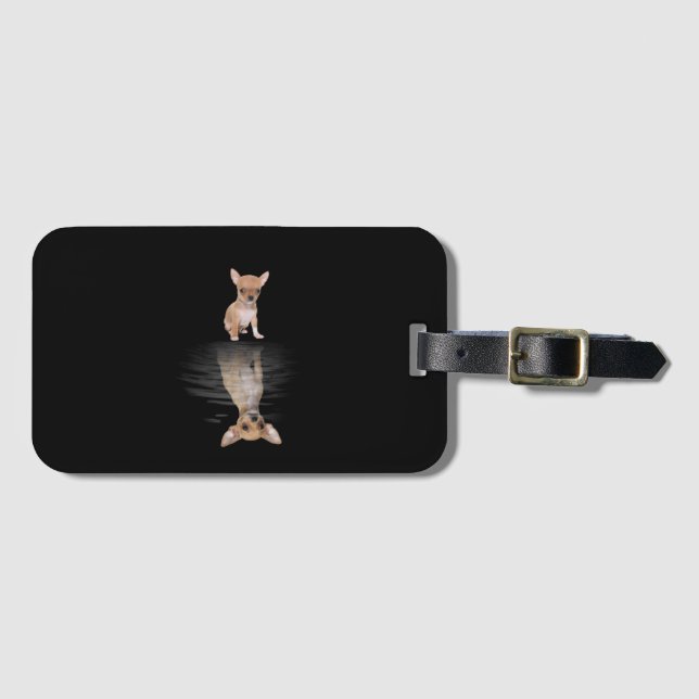 Chihuahua Luggage Tag (Front Horizontal)