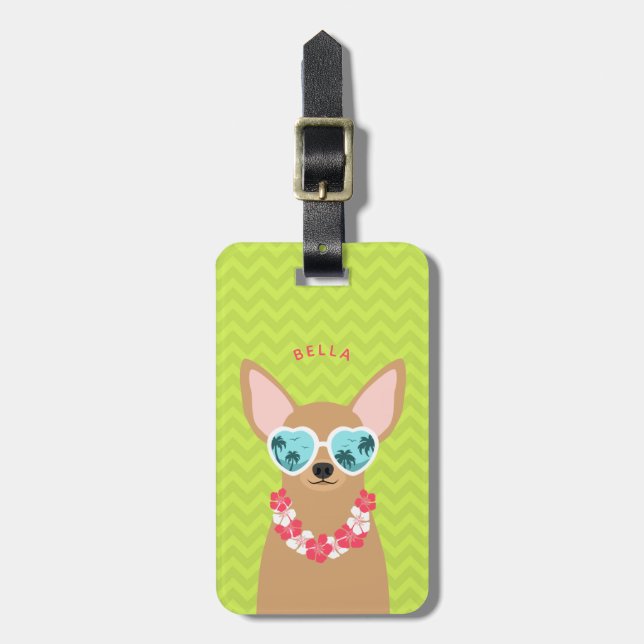 Chihuahua Luggage Tags (Front Vertical)