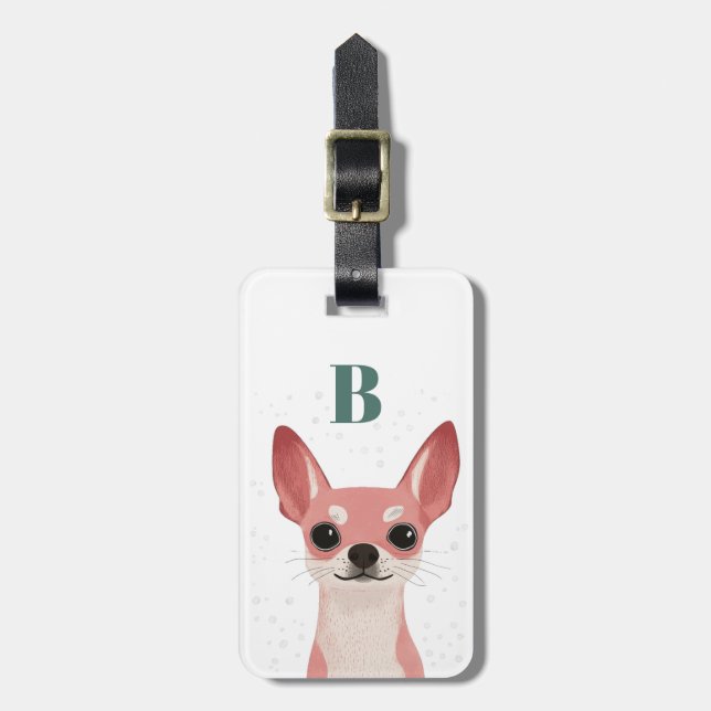 Chihuahua Luggage Tags (Front Vertical)