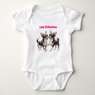 Chihuahua lustige Welpen Baby Bodysuit