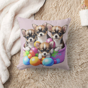 Chihuahua lustige Welpen Cushion