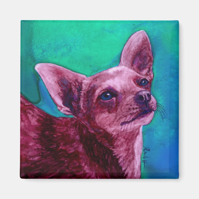 Chihuahua Magnet - "Velvet" (Front)
