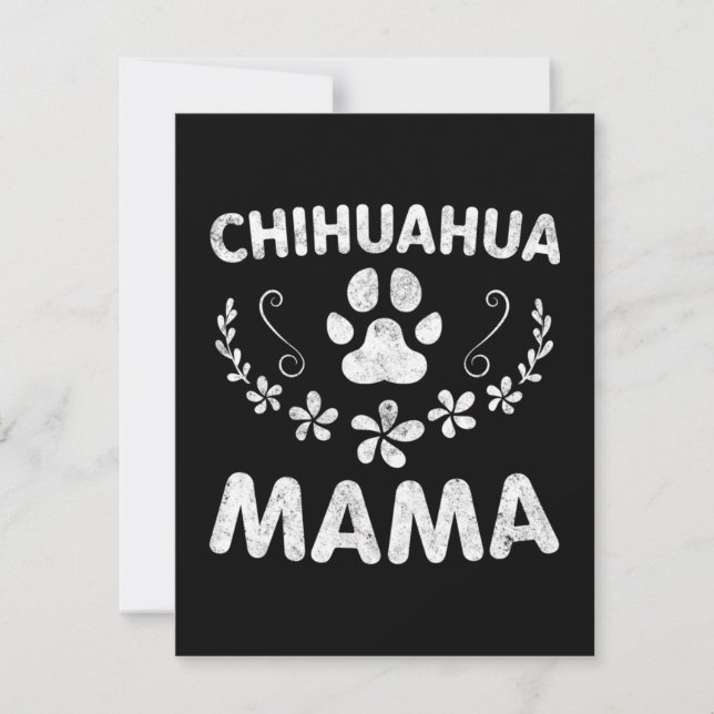 Chihuahua Mama Card (Front)