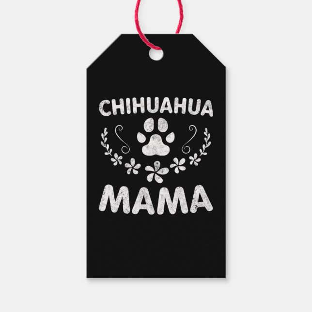 Chihuahua Mama Gift Tags (Front)
