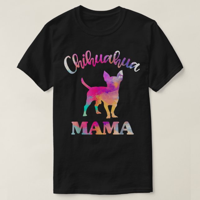 Chihuahua MamaWomen, Mothers Day Dog Mum  T-Shirt (Design Front)