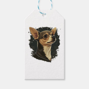 Chihuahua Merry Christmas X-Mas Tree Cute Gift Tags