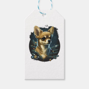 Chihuahua Merry Christmas X-Mas Tree Cute Gift Tags