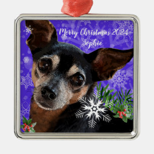 Chihuahua Metal Ornament