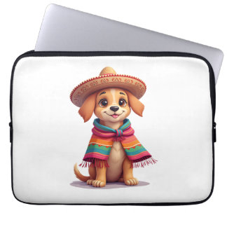 Chihuahua Mexico Cinco de Mayo Funny Dog (1) Laptop Sleeve