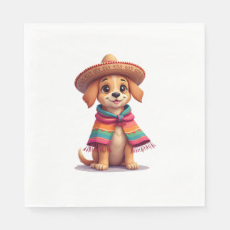 Chihuahua  Mexico  Cinco de Mayo  Funny Dog  (1) Napkin