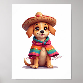 Chihuahua  Mexico  Cinco de Mayo  Funny Dog  (1) Poster