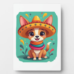 Chihuahua Mexico Cinco de Mayo Funny Dog (2) Plaque