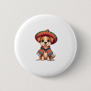 Chihuahua  Mexico  Cinco de Mayo  Funny Dog  (3) 6 Cm Round Badge