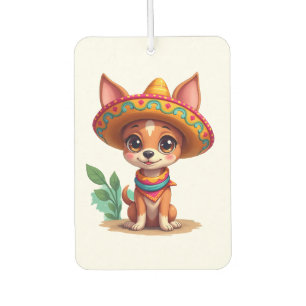 Chihuahua Mexico Cinco de Mayo Funny Dog (3) Car Air Freshener