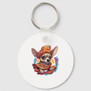 Chihuahua  Mexico  Cinco de Mayo  Funny Dog      Key Ring