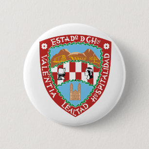 Chihuahua, Mexico flag 6 Cm Round Badge