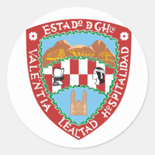 Chihuahua, Mexico flag Classic Round Sticker