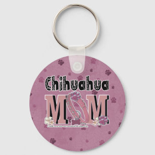 Chihuahua MOM Key Ring