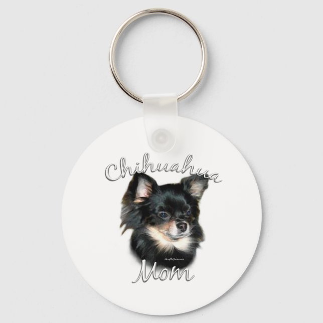 Chihuahua Mum 2 Key Ring (Front)
