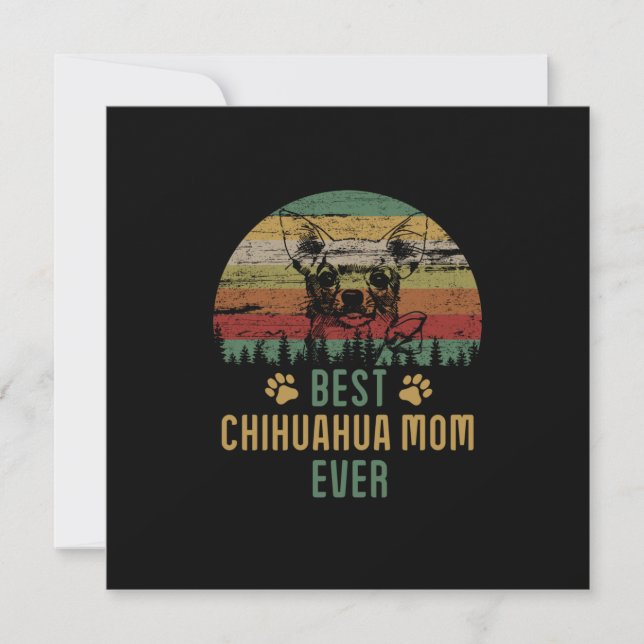 Chihuahua mum card (Front)