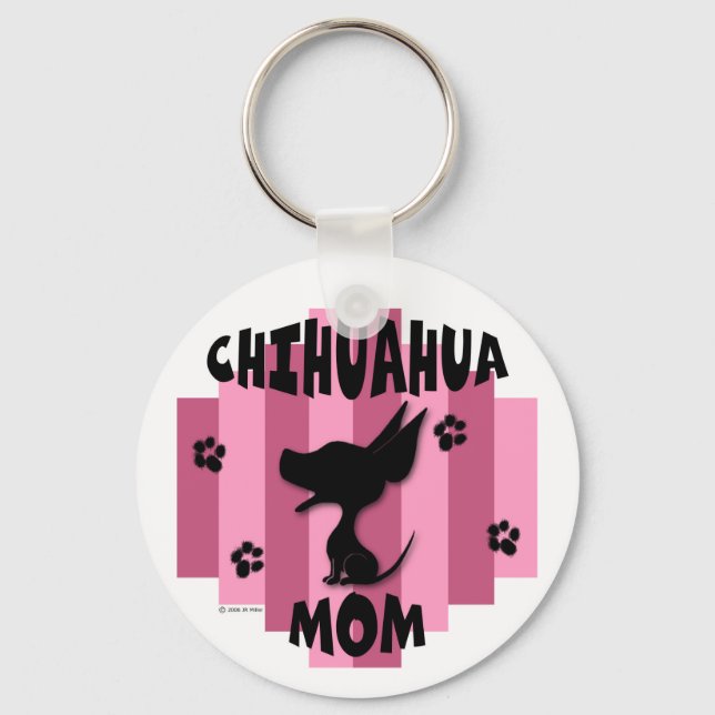 Chihuahua Mum Keychain (Front)