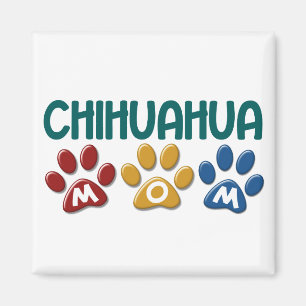CHIHUAHUA Mum Paw Print 1 Magnet