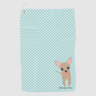Chihuahua Mum Personalised Dog Mum Golf Towel