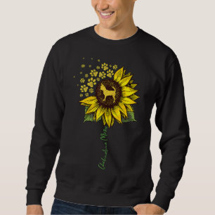 Chihuahua Mum Sunflower Chiwawa Lover Gifts Dog Mo Sweatshirt