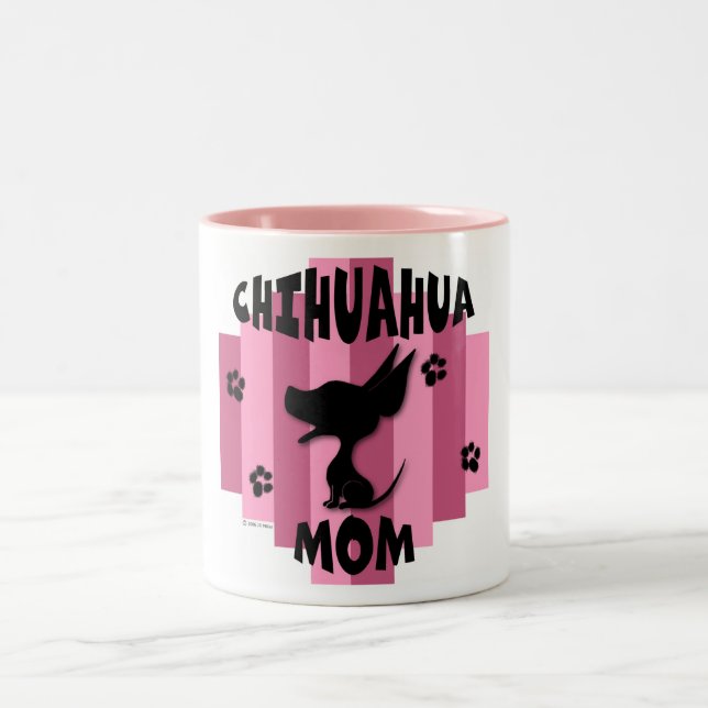 Chihuahua Mum Two-Tone Coffee Mug (Center)
