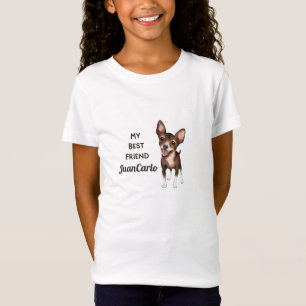 Chihuahua My Best Friend Custom Name T-Shirt