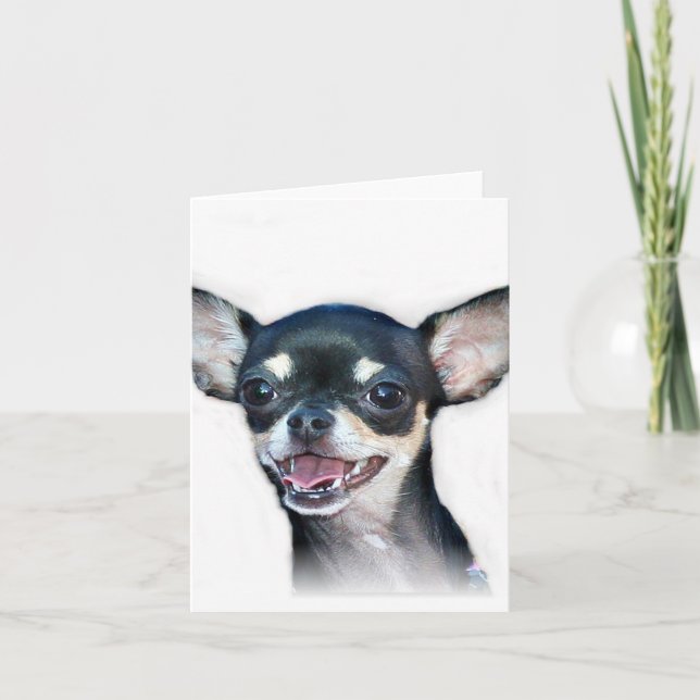 Chihuahua notecard (Front)