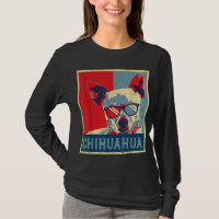 Chihuahua Obama Poster Vintage Chiwawa Dog Lover O