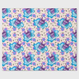 Chihuahua on a cloud wrapping paper