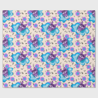Chihuahua on a cloud wrapping paper
