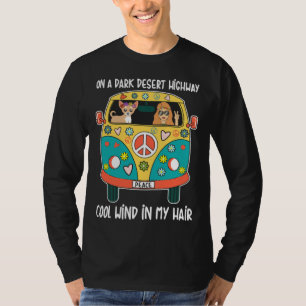 Chihuahua On A Dark Desert Highway Fitted Scoop T-Shirt