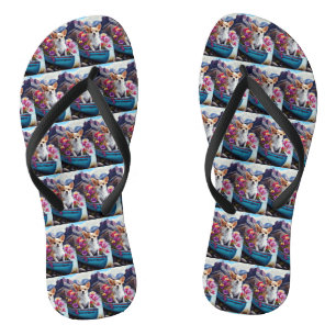 Chihuahua on a Paddle: A Scenic Adventure  Flip Flops