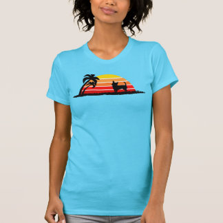 Chihuahua on Sunset Beach T-Shirt