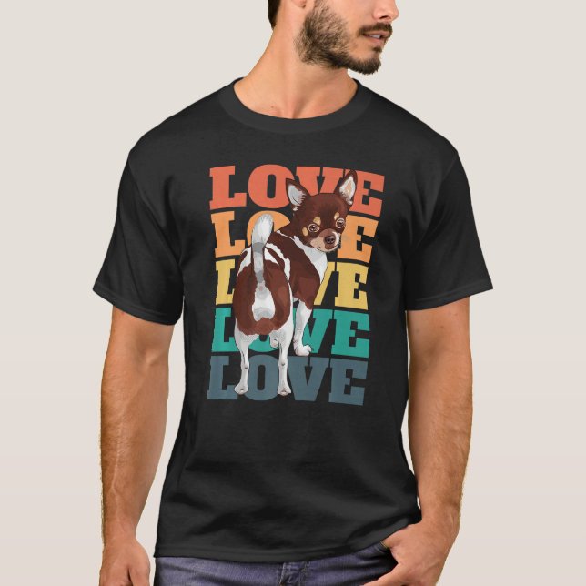 Chihuahua Owner Cute Retro  2 T-Shirt (Front)