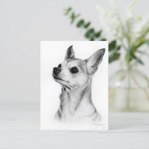 Chihuahua Painted by Hand Postcard