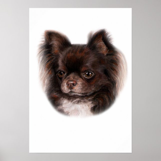 Chihuahua Painting Poster (Front)