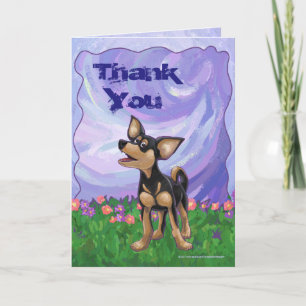 Chihuahua Party Centre Thank You Card