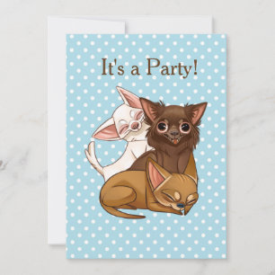 Chihuahua Party Invitation