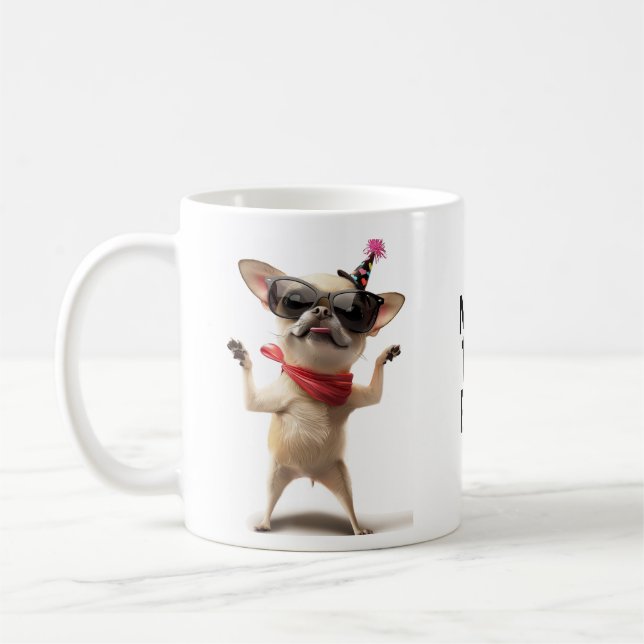 Chihuahua Party Mug (Left)