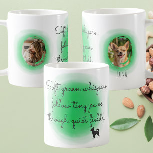 Chihuahua Pastel Green Mug with Custom Photos