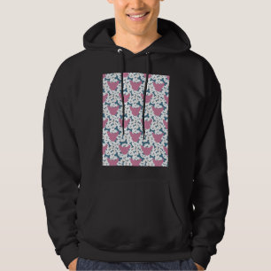 Chihuahua Pattern Pink Graphic Hoodie