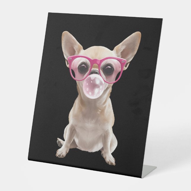 Chihuahua    pedestal sign (Front)